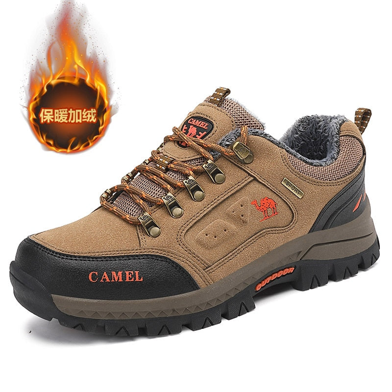 Leather Men Hiking Shoes