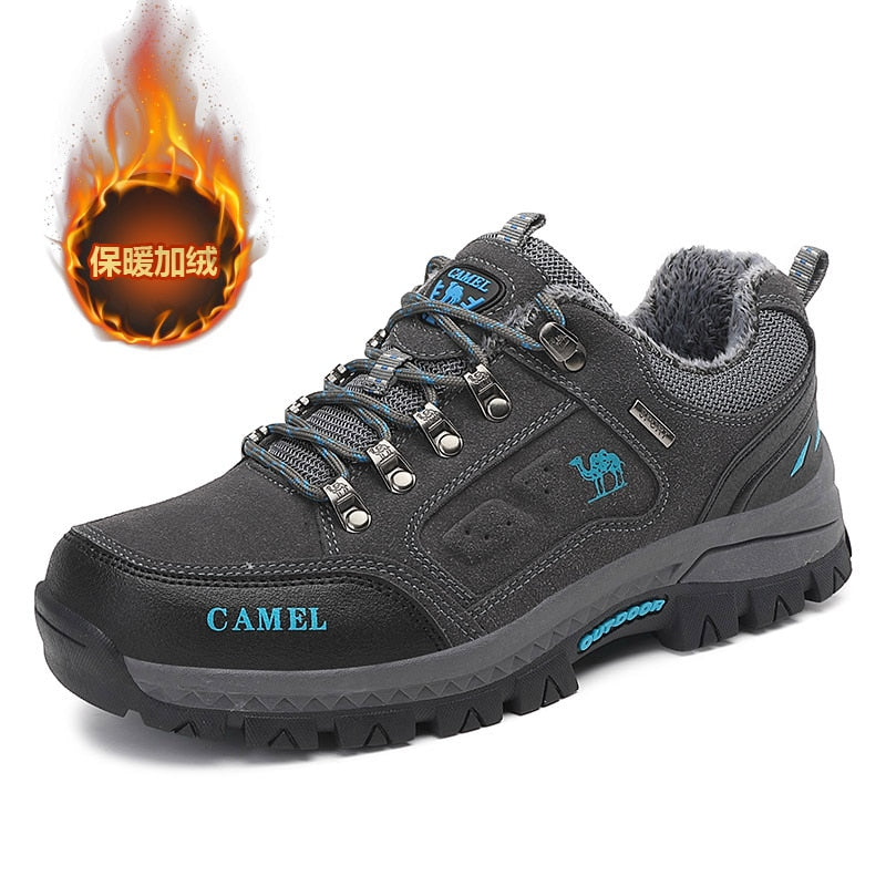 Leather Men Hiking Shoes